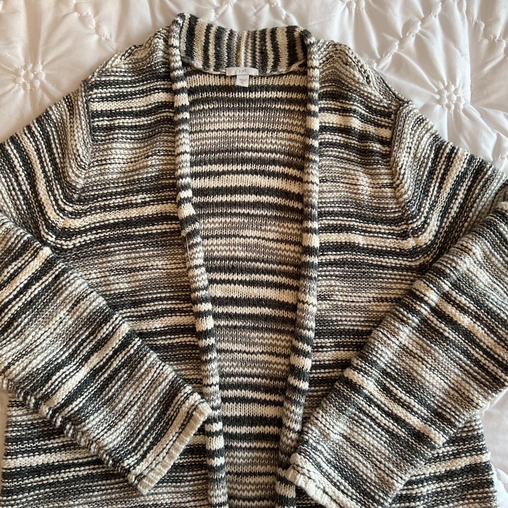 J.Jill Open Front Long Duster Cardigan XL